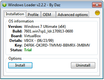 Uninstall other cracks windows loader by daz windows