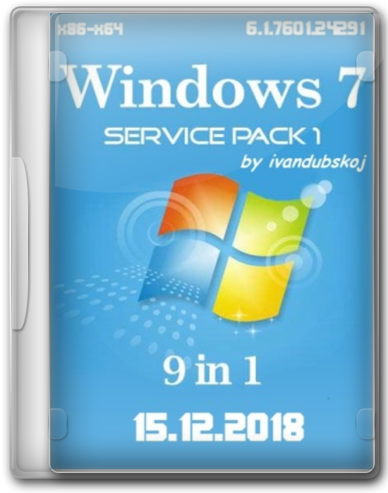Windows 7 SP1 x86/x64 15.12.2018 USB 3.0 активированная с программами