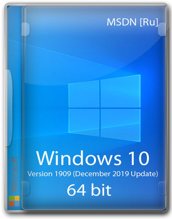 Windows 10 официальная русская версия 64 bit 1909 для флешки