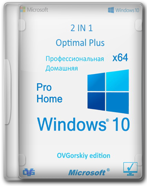 Виндовс 10 PRO/Home 64 bit на русском 21H2 от Овгорский 07.22