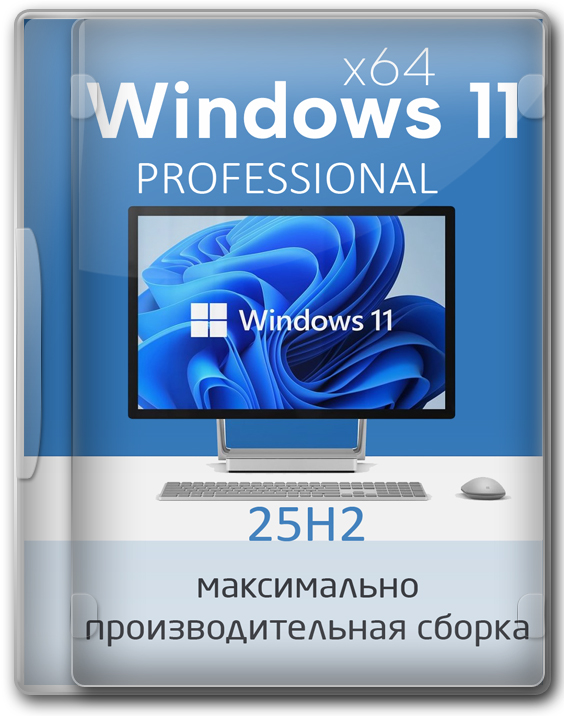 Windows 11 Pro 25H2 максимально производительная сборка 64 бит
