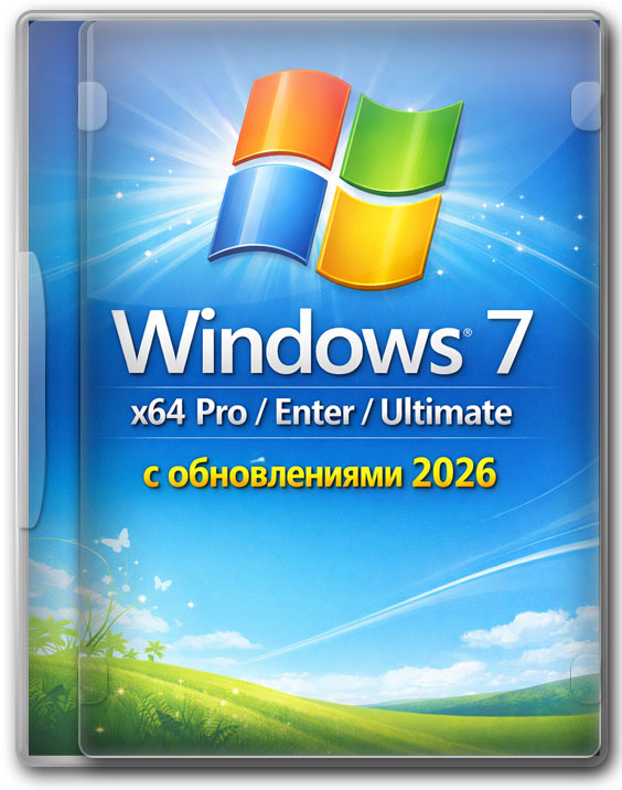 Windows 7 x64 Pro/Enter/Ultimate с обновлениями 2026 на русском