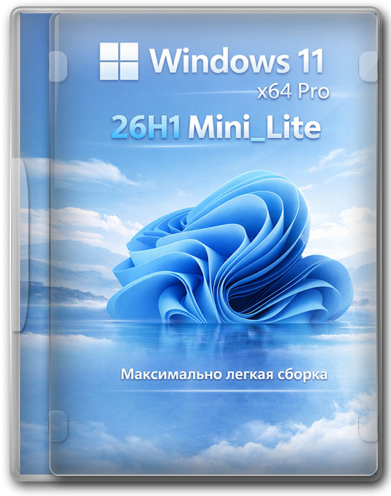 Windows 11 x64 Pro 26H1 Mini_Lite - максимально легкая сборка