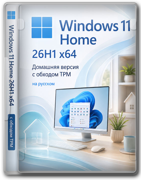 Windows 11 Home 26H1 x64 на русском — Домашняя версия с обходом TPM