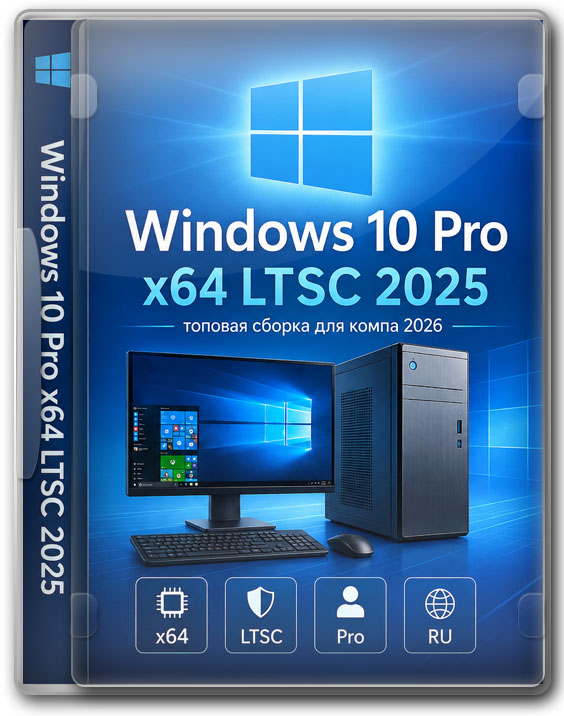 Windows 10 Pro x64 LTSC 2025 топовая сборка для компа 2026