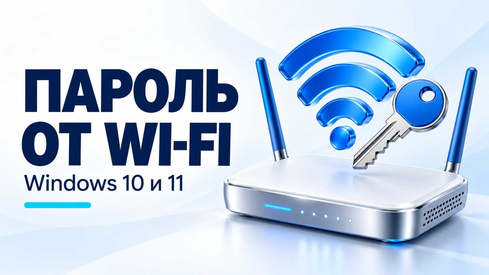 Как узнать пароль от Wi-Fi в Windows 10 и 11