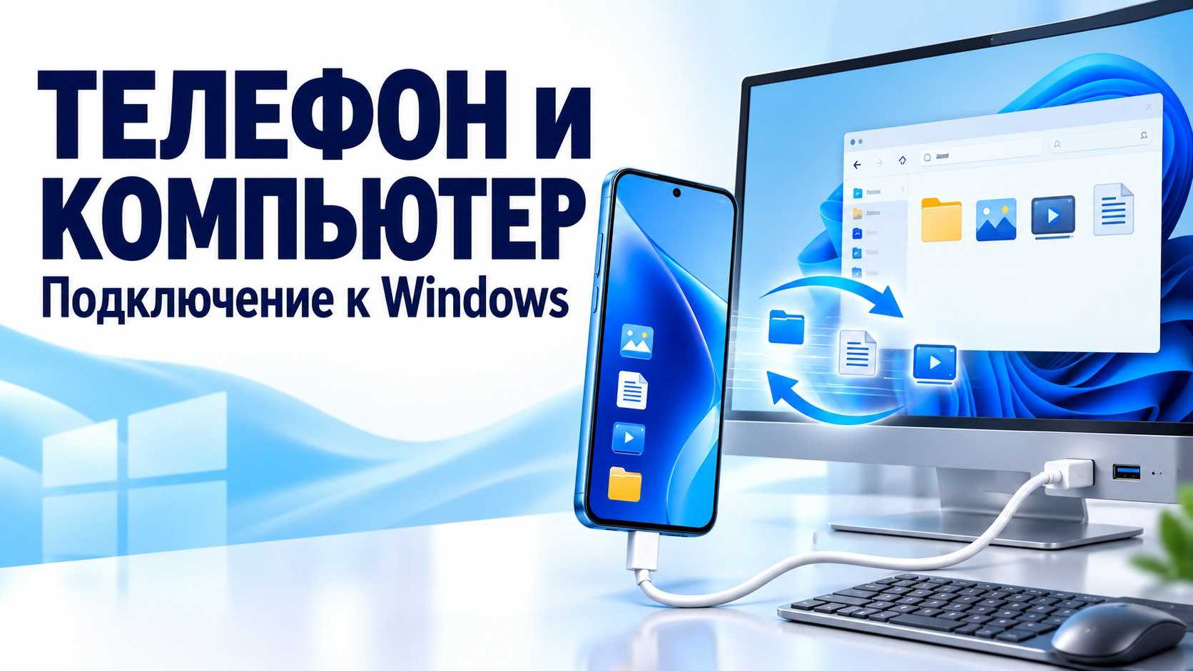Как подключить телефон Android к компьютеру Windows