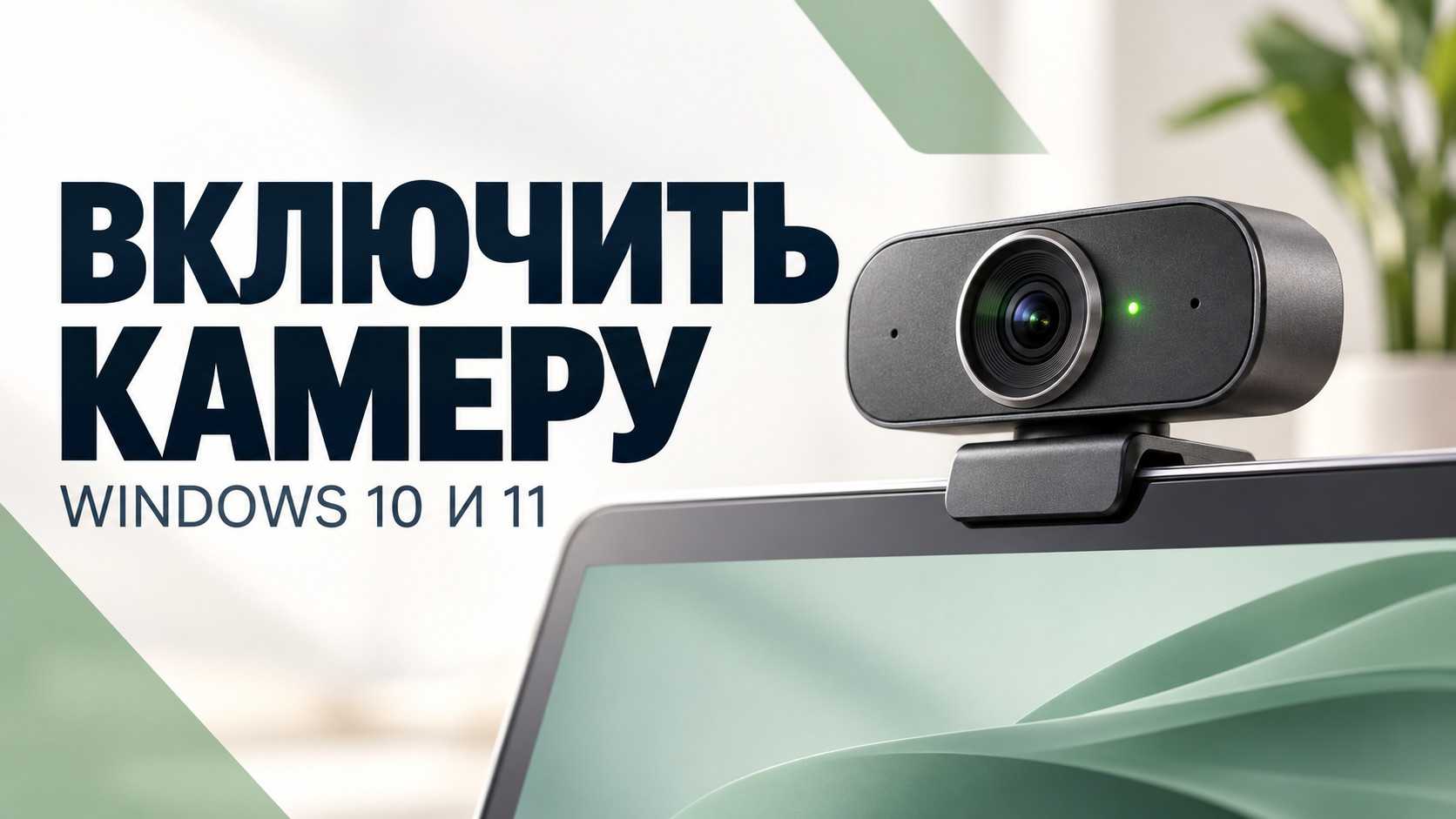 Как включить камеру на ноутбуке в Windows 10 и 11
