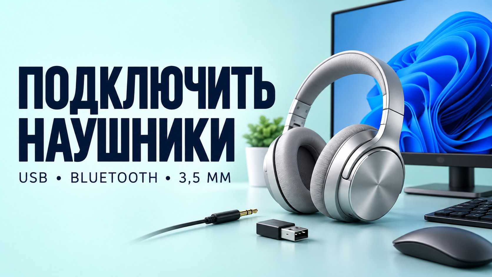 Как подключить наушники к компьютеру в Windows 10 и 11