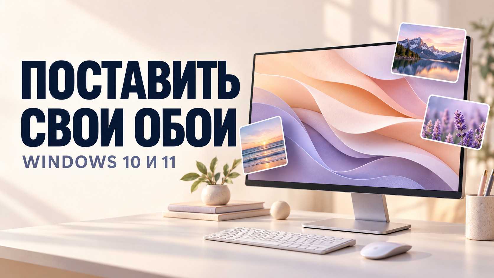 Как поменять обои на компьютере в Windows 10 и 11