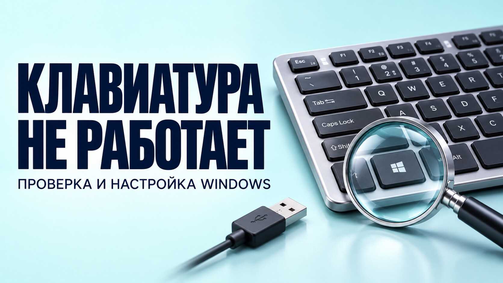 Не работает клавиатура в Windows 10 и 11 — что делать