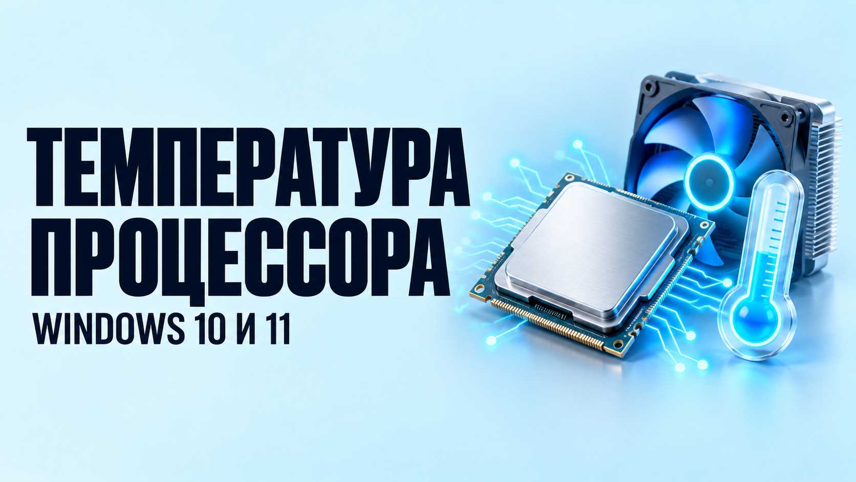 Температура процессора: как посмотреть в Windows 10 и 11