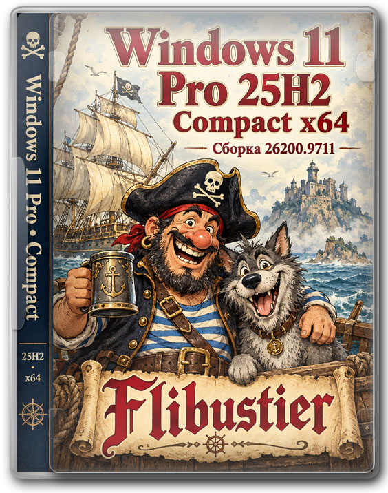 Windows 11 Pro 25H2 x64 Compact by Flibustier — сборка 26200.9711